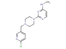 2-{4-[(6-chloropyridin-3-yl)methyl]piperazin-1-yl}-N-methylpyrimidin-4-amine