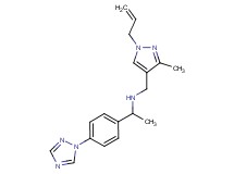 N-[(1-allyl-3-methyl-1H-pyrazol-4-yl)methyl]-1-[4-(1H-1,2,4-triazol-1-yl)phenyl]ethanamine