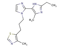 2'-ethyl-5'-methyl-1-[3-(4-methyl-1,3-thiazol-5-yl)propyl]-1H,3'H-2,4'-biimidazole