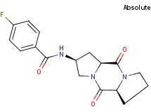 N-[(2S,5aS,10aS)-5,10-dioxooctahydro-1H,5H-dipyrrolo[1,2-a:1',2'-d]pyrazin-2-yl]-4-fluorobenzamide