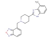 4-{[4-(4-methyl-1H-benzimidazol-2-yl)-1-piperidinyl]methyl}-2,1,3-benzoxadiazole