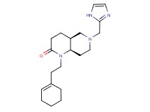 (4aS*,8aR*)-1-(2-cyclohex-1-en-1-ylethyl)-6-(1H-imidazol-2-ylmethyl)octahydro-1,6-naphthyridin-2(1H)-one
