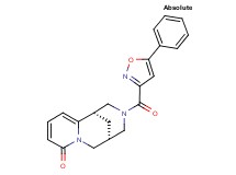 (1S,9R)-11-[(5-phenyl-3-isoxazolyl)carbonyl]-7,11-diazatricyclo[7.3.1.0~2,7~]trideca-2,4-dien-6-one