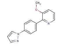 3-methoxy-2-[4-(1H-pyrazol-1-yl)phenyl]pyridine