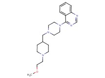 4-(4-{[1-(2-methoxyethyl)-4-piperidinyl]methyl}-1-piperazinyl)quinazoline