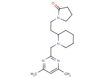 1-(2-{1-[(4,6-dimethyl-2-pyrimidinyl)methyl]-2-piperidinyl}ethyl)-2-pyrrolidinone