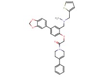 1-{5-(1,3-benzodioxol-5-yl)-2-[2-oxo-2-(4-phenyl-3,6-dihydro-1(2H)-pyridinyl)ethoxy]phenyl}-N-methyl-N-(2-thienylmethyl)methanamine