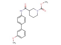 methyl 3-{[(3'-methoxybiphenyl-4-yl)amino]carbonyl}piperidine-1-carboxylate