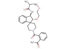 N-[(2R*,3R*)-1'-(2-acetylbenzoyl)-2-(2-methoxyethoxy)-2,3-dihydrospiro[indene-1,4'-piperidin]-3-yl]-2-methylpropanamide