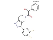 (1R)-2-[3-(3,4-difluorophenyl)-1,4,6,7-tetrahydro-5H-pyrazolo[4,3-c]pyridin-5-yl]-2-oxo-1-phenylethanol