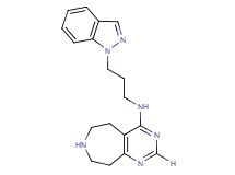 N-[3-(1H-indazol-1-yl)propyl]-6,7,8,9-tetrahydro-5H-pyrimido[4,5-d]azepin-4-amine dihydrochloride