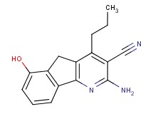 2-amino-6-hydroxy-4-propyl-5H-indeno[1,2-b]pyridine-3-carbonitrile