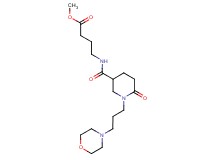 methyl 4-[({1-[3-(4-morpholinyl)propyl]-6-oxo-3-piperidinyl}carbonyl)amino]butanoate