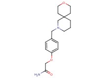 2-[4-(9-oxa-2-azaspiro[5.5]undec-2-ylmethyl)phenoxy]acetamide
