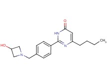 6-butyl-2-{4-[(3-hydroxy-1-azetidinyl)methyl]phenyl}-4(3H)-pyrimidinone trifluoroacetate (salt)