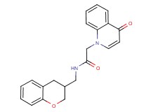 N-(3,4-dihydro-2H-chromen-3-ylmethyl)-2-(4-oxoquinolin-1(4H)-yl)acetamide