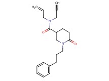 N-allyl-6-oxo-1-(3-phenylpropyl)-N-2-propyn-1-yl-3-piperidinecarboxamide