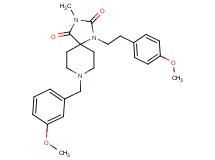 8-(3-methoxybenzyl)-1-[2-(4-methoxyphenyl)ethyl]-3-methyl-1,3,8-triazaspiro[4.5]decane-2,4-dione