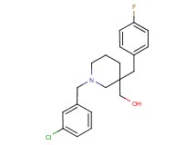 [1-(3-chlorobenzyl)-3-(4-fluorobenzyl)-3-piperidinyl]methanol