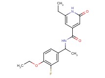 N-[1-(4-ethoxy-3-fluorophenyl)ethyl]-6-ethyl-2-oxo-1,2-dihydropyridine-4-carboxamide