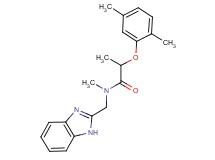N-(1H-benzimidazol-2-ylmethyl)-2-(2,5-dimethylphenoxy)-N-methylpropanamide