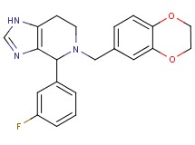 5-(2,3-dihydro-1,4-benzodioxin-6-ylmethyl)-4-(3-fluorophenyl)-4,5,6,7-tetrahydro-1H-imidazo[4,5-c]pyridine