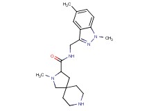 N-[(1,5-dimethyl-1H-indazol-3-yl)methyl]-2-methyl-2,8-diazaspiro[4.5]decane-3-carboxamide dihydrochloride