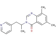 6,8-dimethyl-3-(1-methyl-2-pyridin-3-ylethyl)quinazolin-4(3H)-one