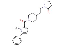 1-(2-{1-[(1-methyl-5-phenyl-1H-pyrrol-2-yl)carbonyl]-4-piperidinyl}ethyl)-2-pyrrolidinone