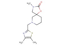 7-[(4,5-dimethyl-1,3-thiazol-2-yl)methyl]-3-methyl-1-oxa-3,7-diazaspiro[4.5]decan-2-one