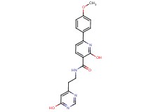 2-hydroxy-N-[2-(6-hydroxy-4-pyrimidinyl)ethyl]-6-(4-methoxyphenyl)nicotinamide