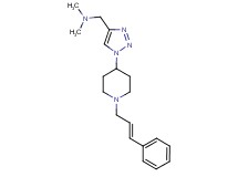 N,N-dimethyl-1-(1-{1-[(2E)-3-phenylprop-2-en-1-yl]piperidin-4-yl}-1H-1,2,3-triazol-4-yl)methanamine
