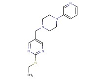 2-(ethylthio)-5-[(4-pyridin-3-ylpiperazin-1-yl)methyl]pyrimidine