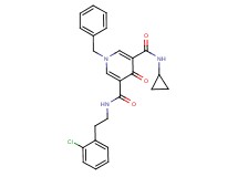 1-benzyl-N-[2-(2-chlorophenyl)ethyl]-N'-cyclopropyl-4-oxo-1,4-dihydro-3,5-pyridinedicarboxamide