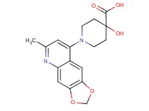 4-hydroxy-1-(6-methyl[1,3]dioxolo[4,5-g]quinolin-8-yl)piperidine-4-carboxylic acid