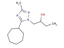 1-(5-cycloheptyl-3-methyl-1H-1,2,4-triazol-1-yl)butan-2-ol