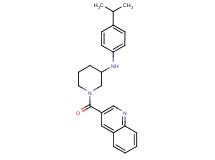 N-(4-isopropylphenyl)-1-(3-quinolinylcarbonyl)-3-piperidinamine