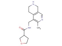 N-[(3-methyl-5,6,7,8-tetrahydro-2,7-naphthyridin-4-yl)methyl]tetrahydro-3-furancarboxamide