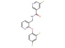 N-{[2-(2,4-difluorophenoxy)pyridin-3-yl]methyl}-5-fluoronicotinamide
