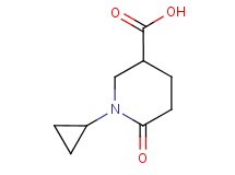 1-cyclopropyl-6-oxo-3-piperidinecarboxylic acid