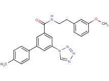 N-[2-(3-methoxyphenyl)ethyl]-4'-methyl-5-(1H-tetrazol-1-yl)-3-biphenylcarboxamide