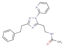 N-{2-[3-(2-phenylethyl)-1-pyridin-2-yl-1H-1,2,4-triazol-5-yl]ethyl}acetamide