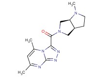 5,7-dimethyl-3-{[(3aS,6aS)-1-methylhexahydropyrrolo[3,4-b]pyrrol-5(1H)-yl]carbonyl}[1,2,4]triazolo[4,3-a]pyrimidine