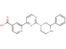 2-[2-(3-phenylpiperazin-1-yl)pyrimidin-4-yl]isonicotinic acid