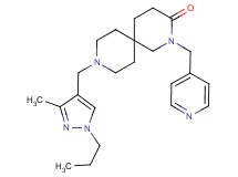 9-[(3-methyl-1-propyl-1H-pyrazol-4-yl)methyl]-2-(pyridin-4-ylmethyl)-2,9-diazaspiro[5.5]undecan-3-one