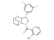 (3R*,3aR*,7aR*)-3-(3,5-difluorophenyl)-1-[(3-methylpyridin-2-yl)carbonyl]octahydro-4,7-ethanopyrrolo[3,2-b]pyridine