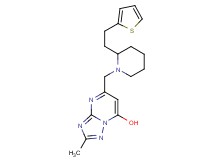 2-methyl-5-({2-[2-(2-thienyl)ethyl]-1-piperidinyl}methyl)[1,2,4]triazolo[1,5-a]pyrimidin-7-ol