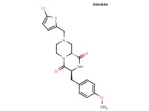 (3S,9aR)-8-[(5-chloro-2-thienyl)methyl]-3-(4-methoxybenzyl)tetrahydro-2H-pyrazino[1,2-a]pyrazine-1,4(3H,6H)-dione