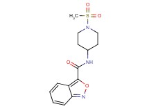 N-[1-(methylsulfonyl)piperidin-4-yl]-2,1-benzisoxazole-3-carboxamide