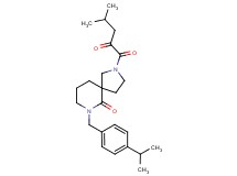 7-(4-isopropylbenzyl)-2-(4-methyl-2-oxopentanoyl)-2,7-diazaspiro[4.5]decan-6-one